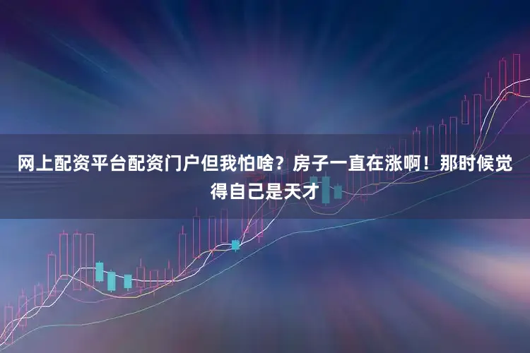 网上配资平台配资门户但我怕啥？房子一直在涨啊！那时候觉得自己是天才