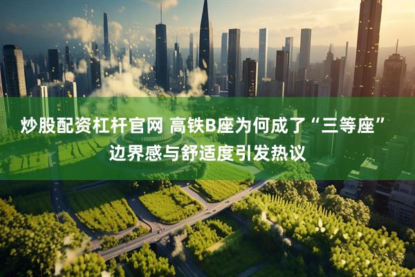 炒股配资杠杆官网 高铁B座为何成了“三等座” 边界感与舒适度引发热议